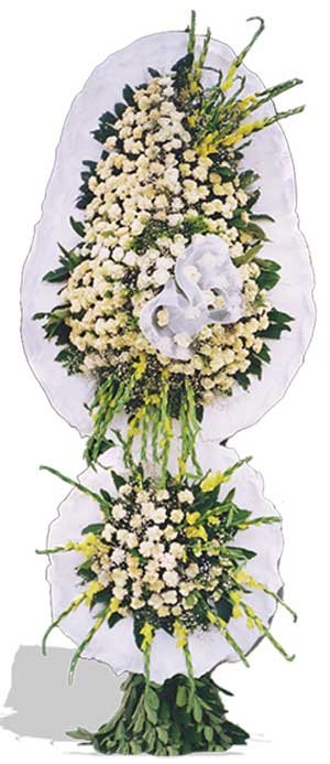 Çift katlı düğün nikah açılış çiçekleri Ankara çiçekçilik görsel ürün modeli 
