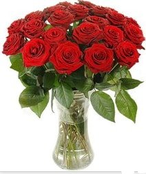 Ankara çiçek mağazası , çiçekçi adresleri Vazoda 15 adet kırmızı gül tanzimi